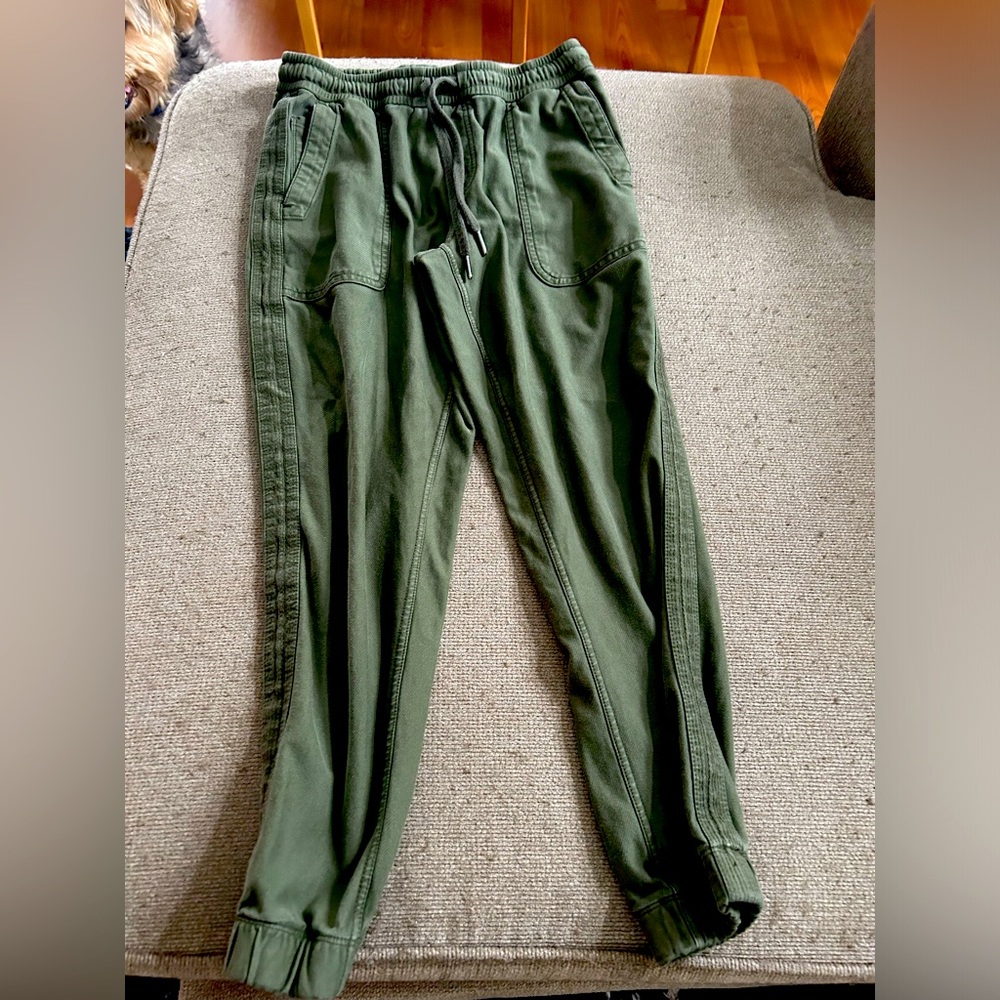 Army green joggers